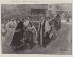 Couronnements des souverains anglais, Jacques II et Marie de Modène - G.S. Amato